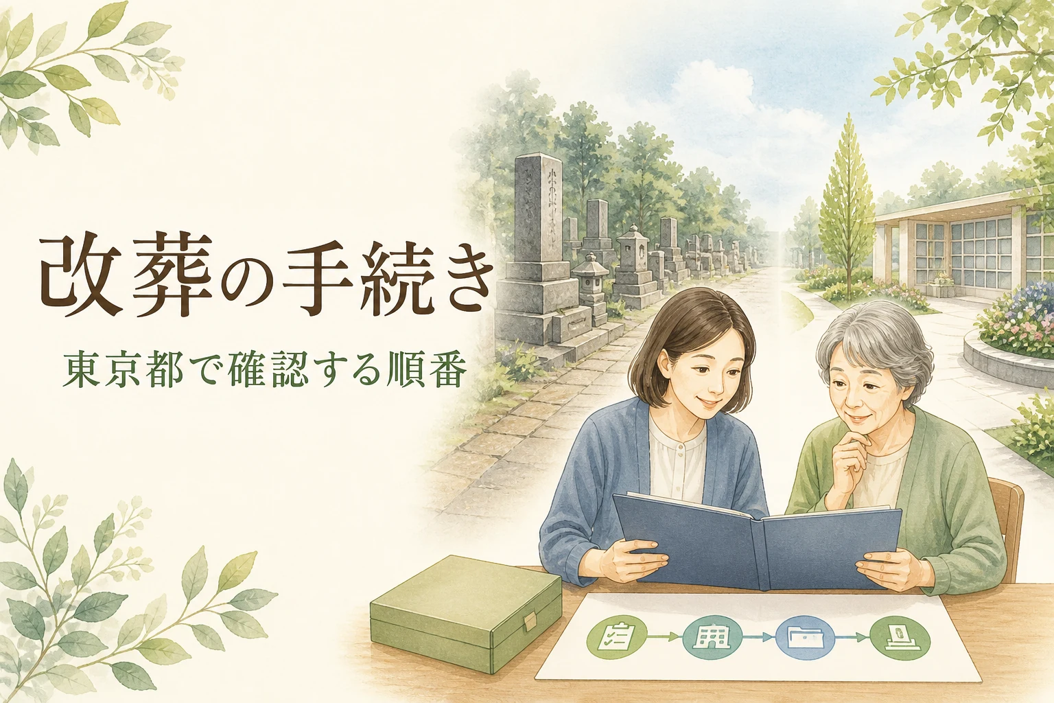 東京都の改葬手続き｜墓じまいで必要な書類と申請の順番